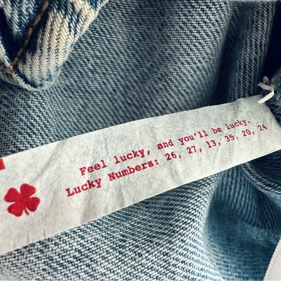 Lucky Brand Tailored Women’s Denim Vest Crop Top Western Boho Size L - Picture 10 of 13